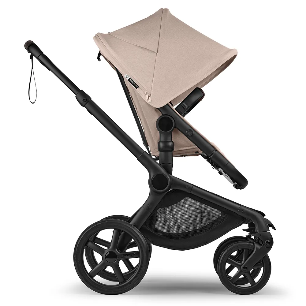 Bugaboo Fox 5 barnevogn Renew Black/Desert Taupe Melange