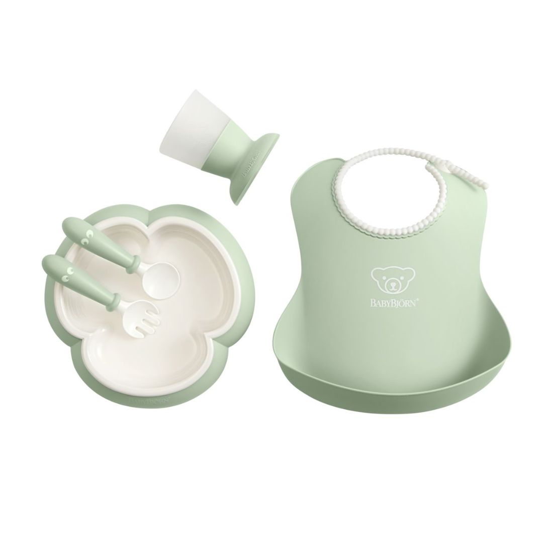 BABYBJÖRN Middagsservise Pale Green