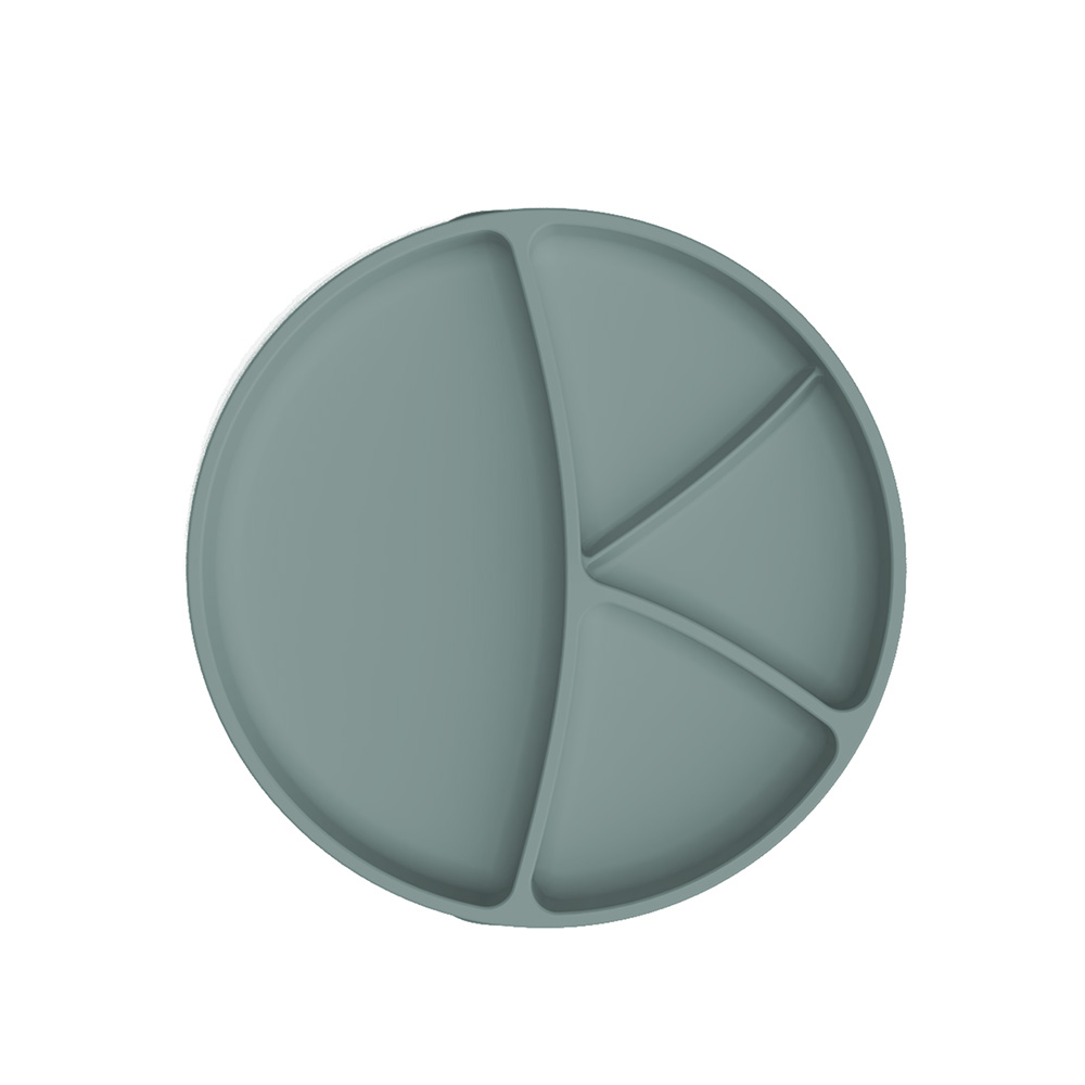 Everyday Baby Silikonplate med sugekopp Harmony Green