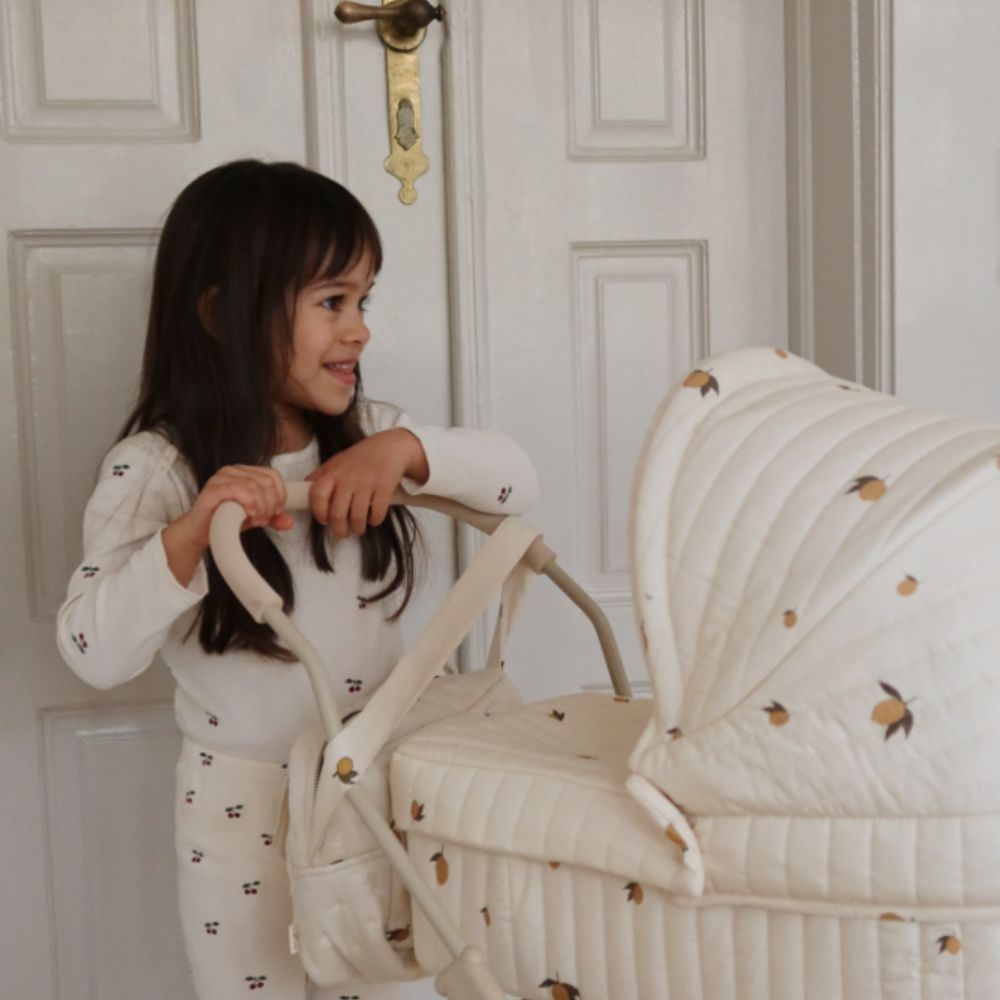 Konges Sløjd Doll Pram Lemon- One Size