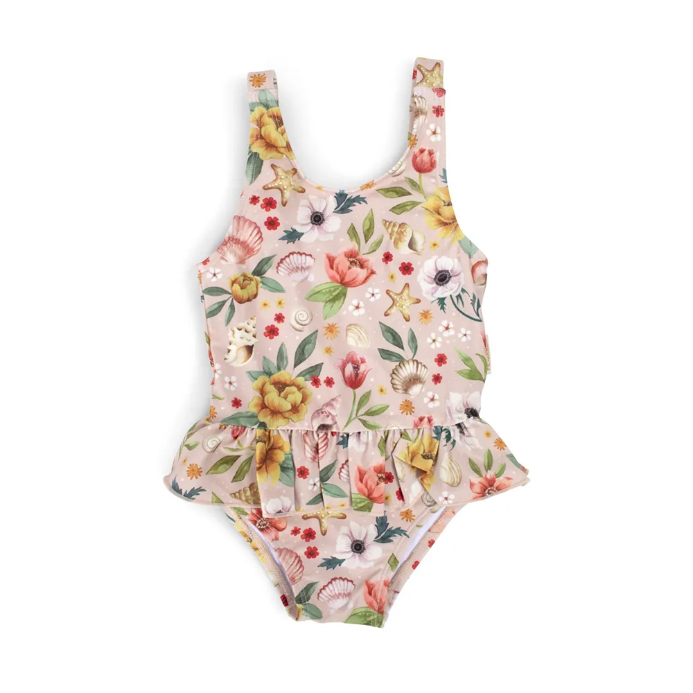 Filibabba Eva Badedrakt 3-4 år - Ocean Blossom