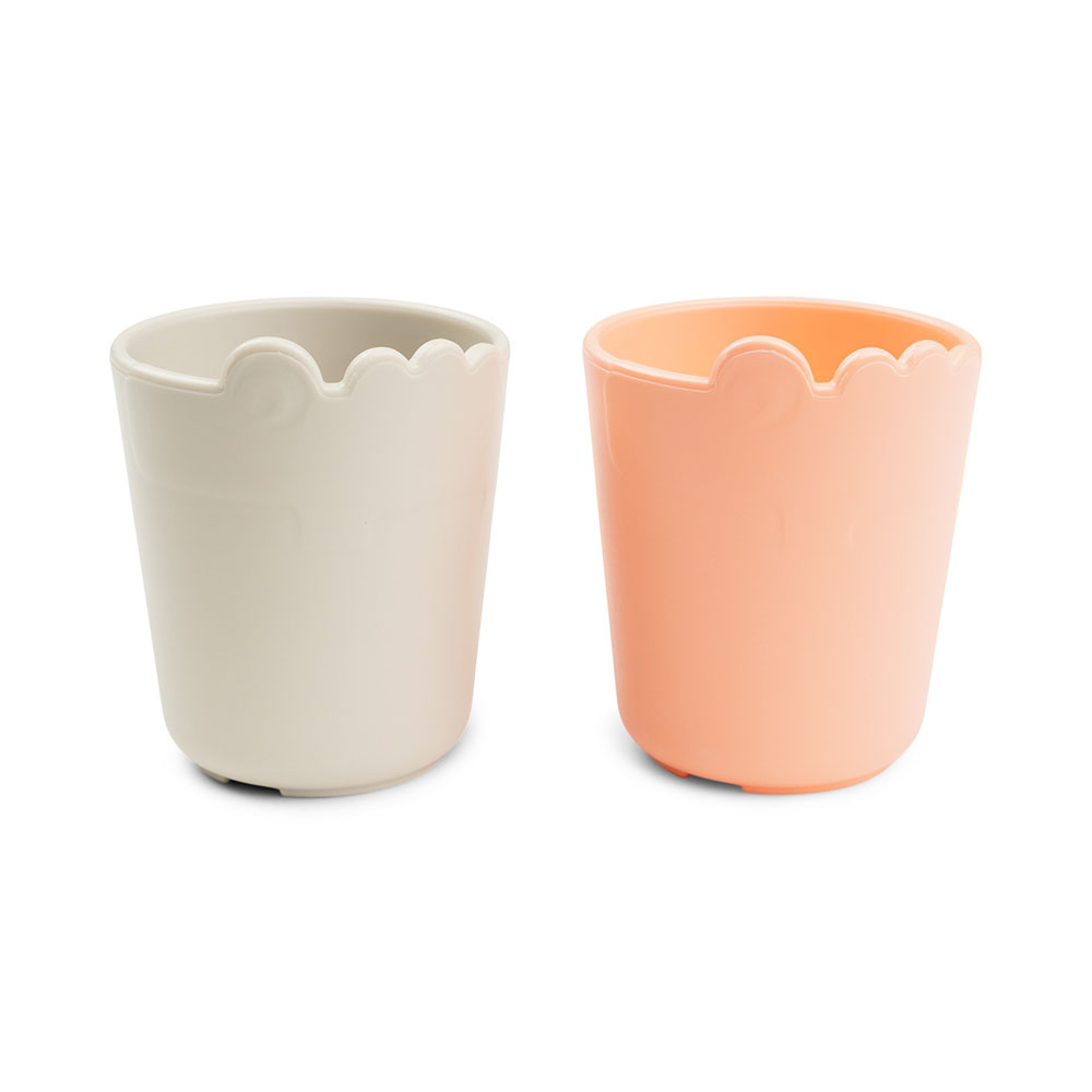 Done by Deer Kiddish minikrus 2-pack Croco Sand/Coral