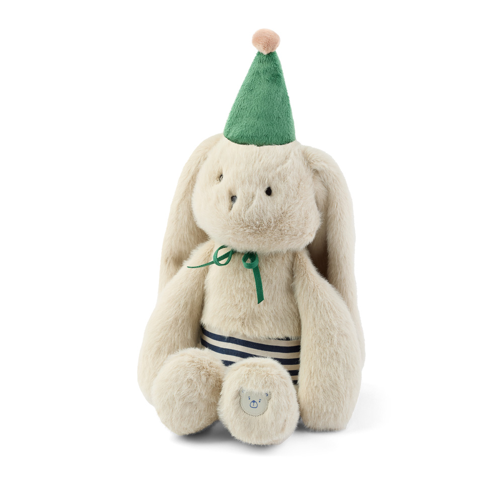 Liewood Bertrand Rabbit Celebration Teddy Mist / Blå stripete mix 2735