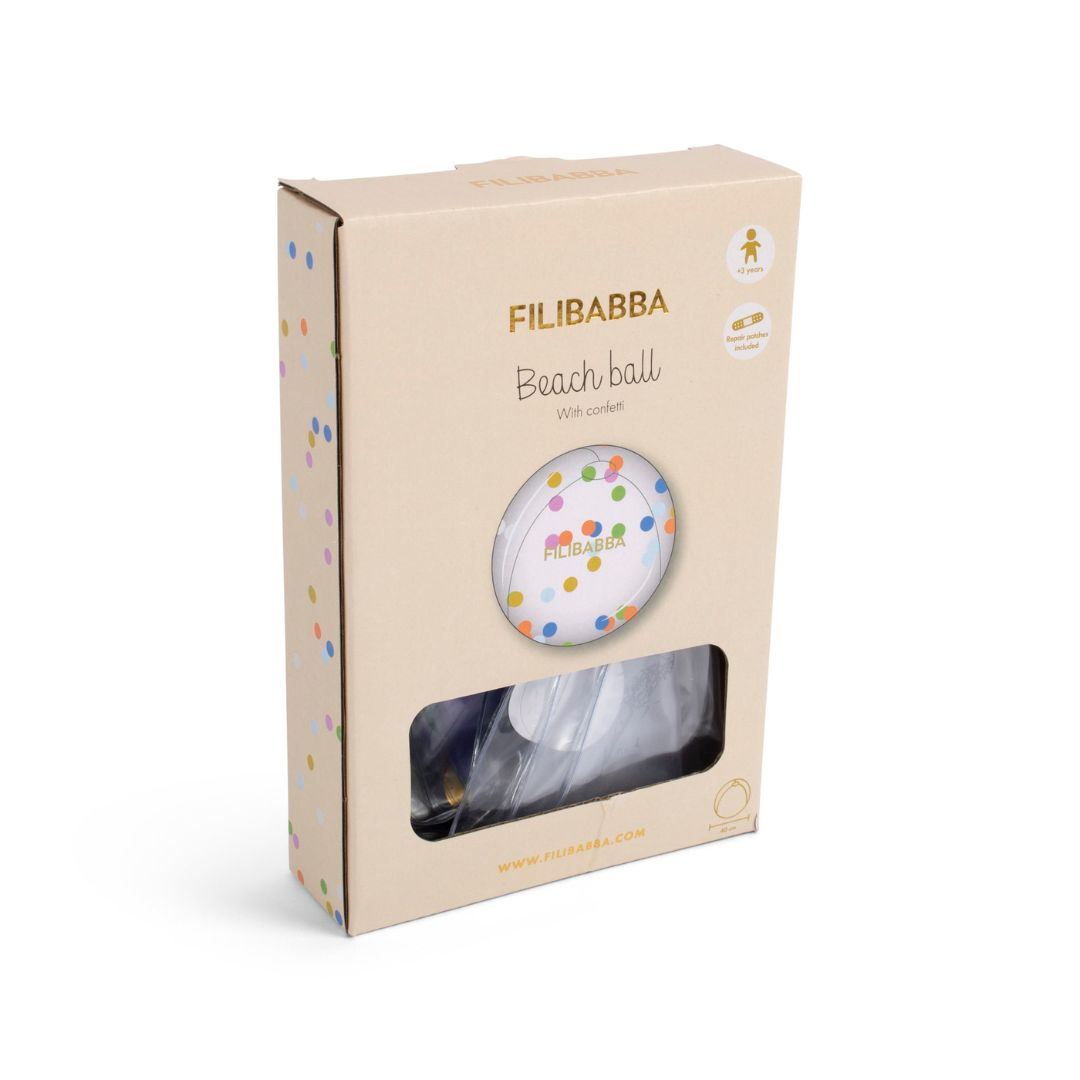 Filibabba Beach Ball Alfie - Glitter badeball
