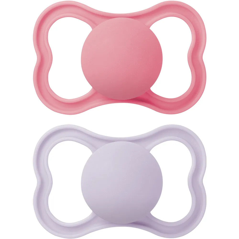  MAM Air Silicone 16-36m Rosa 2-pakning