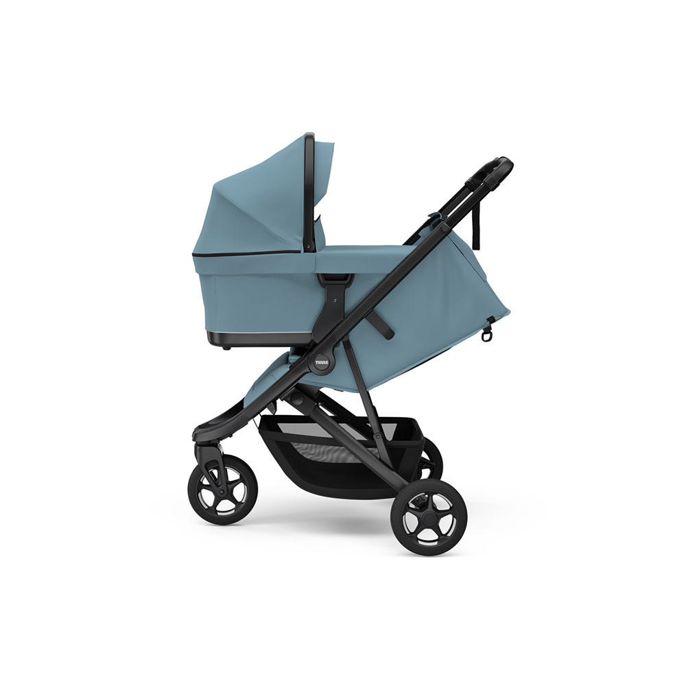 Thule Spring 2 Barnevogn Mid Blue on Black