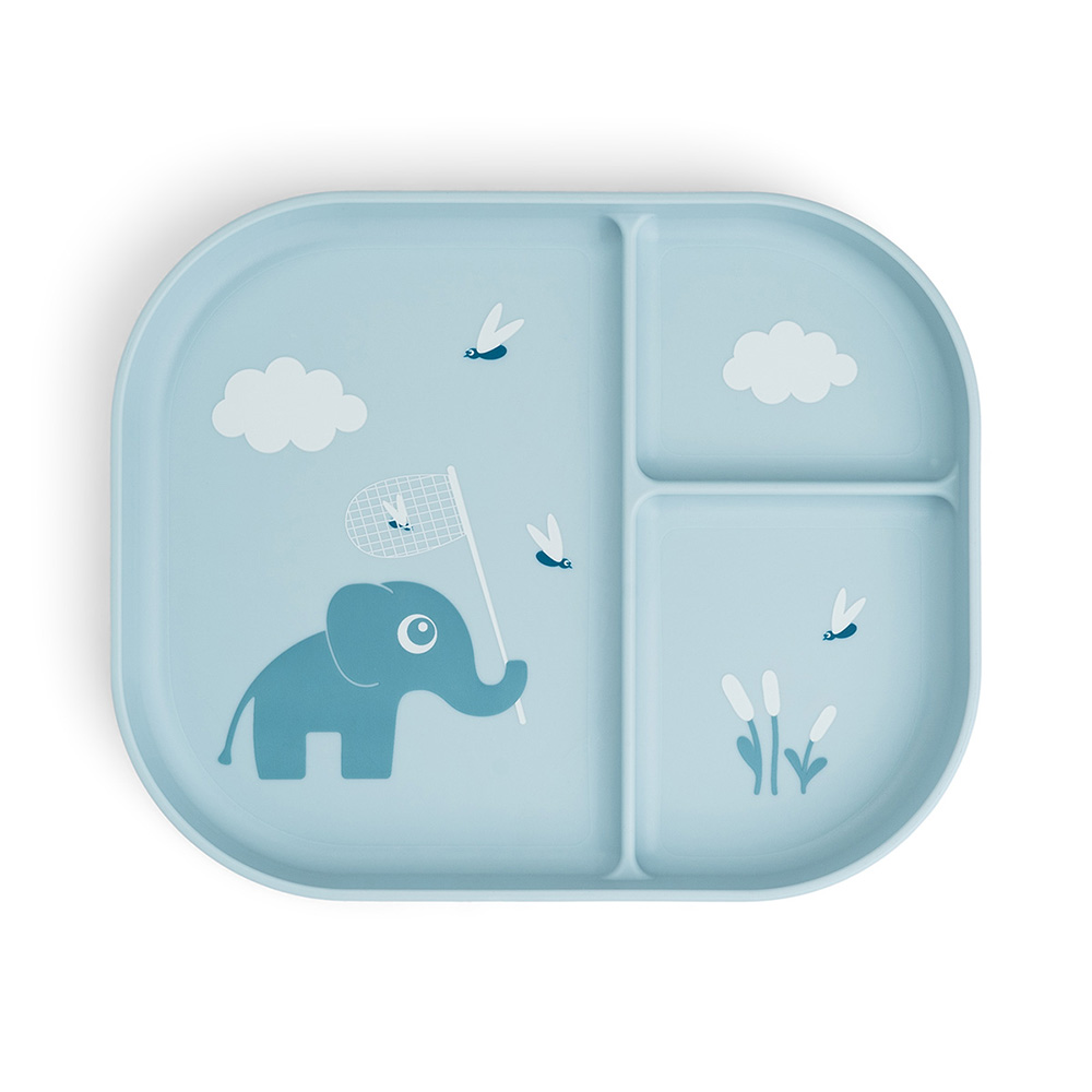 Done by Deer Foodie plate med rom Elphee Blue
