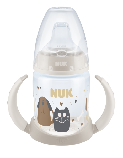 NUK Learner sølfri drikkekopp 150 ml Cat&Dog