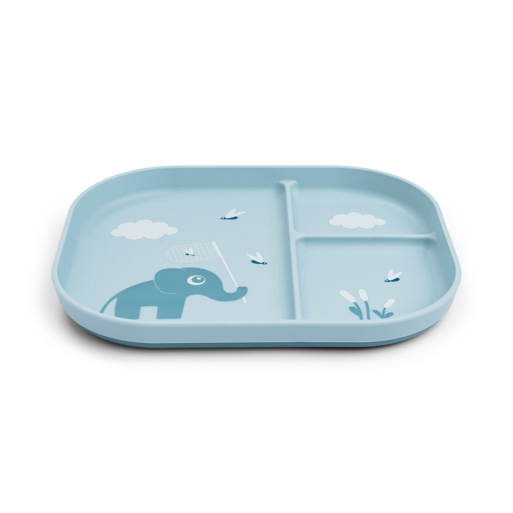 Done by Deer Foodie plate med rom Elphee Blue