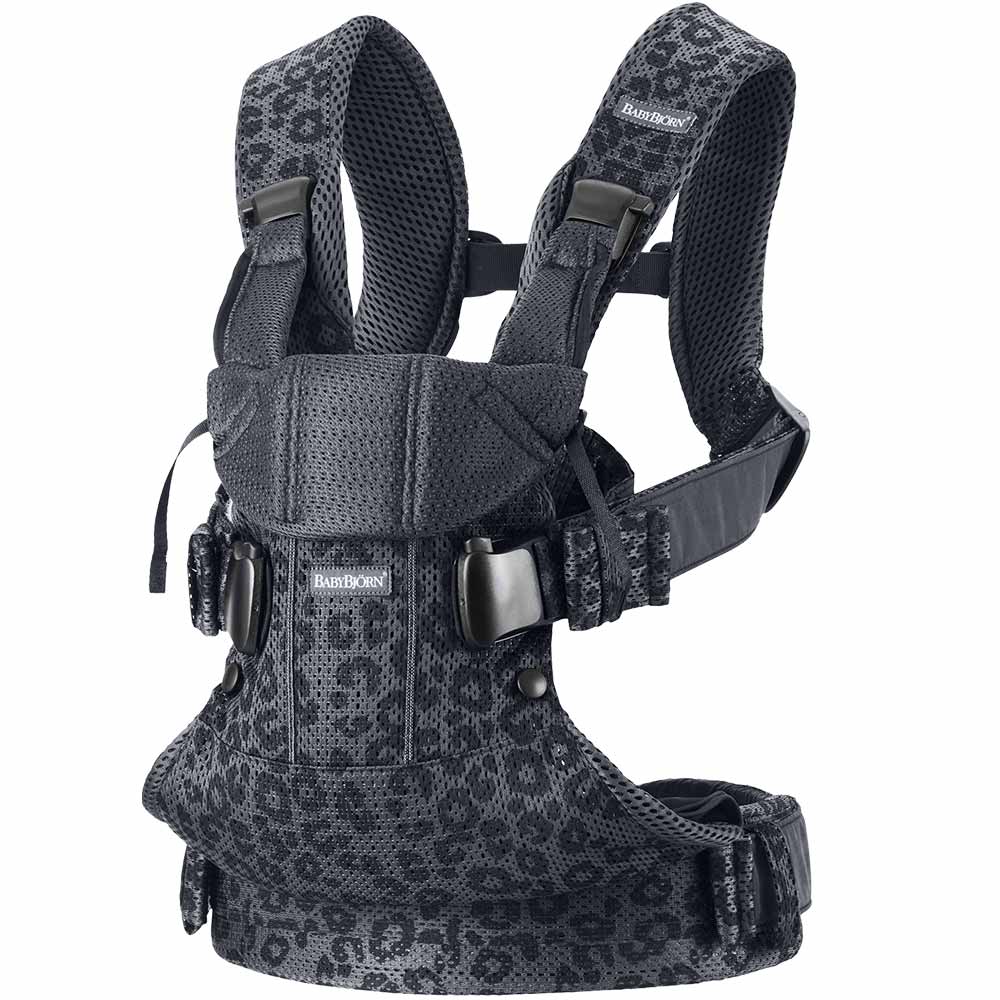 Babybjörn bæresele One Air Mesh 3D Anthracite Leopard