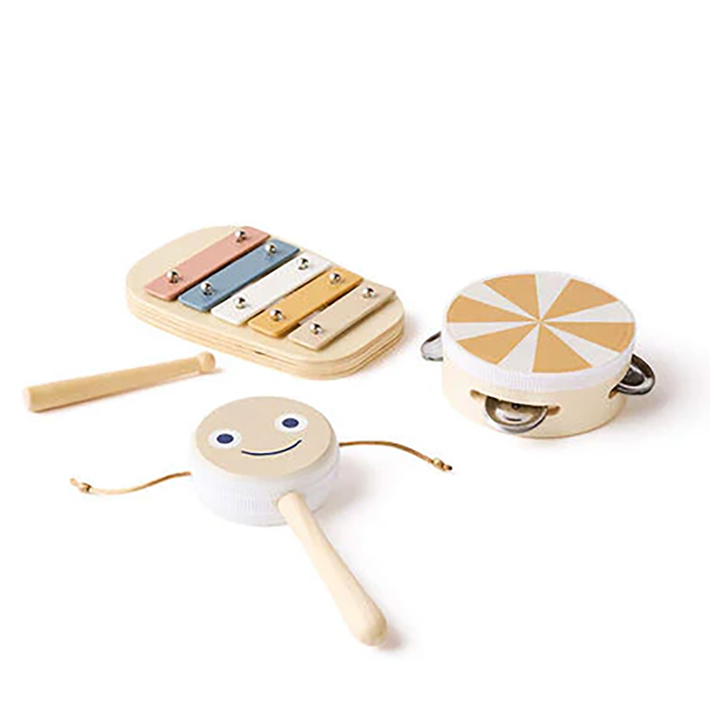 Kids Concept Musikksett Brun