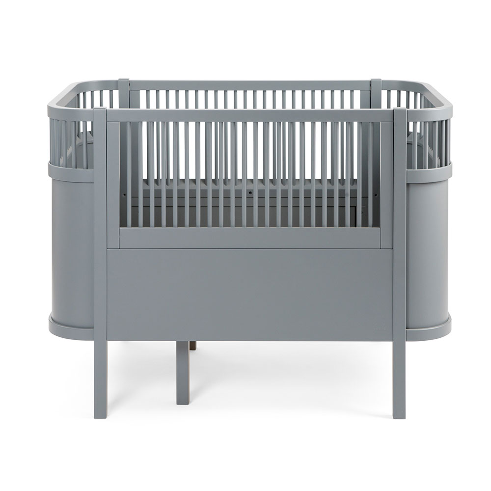 Sebra Baby- og juniorseng Classic Grey