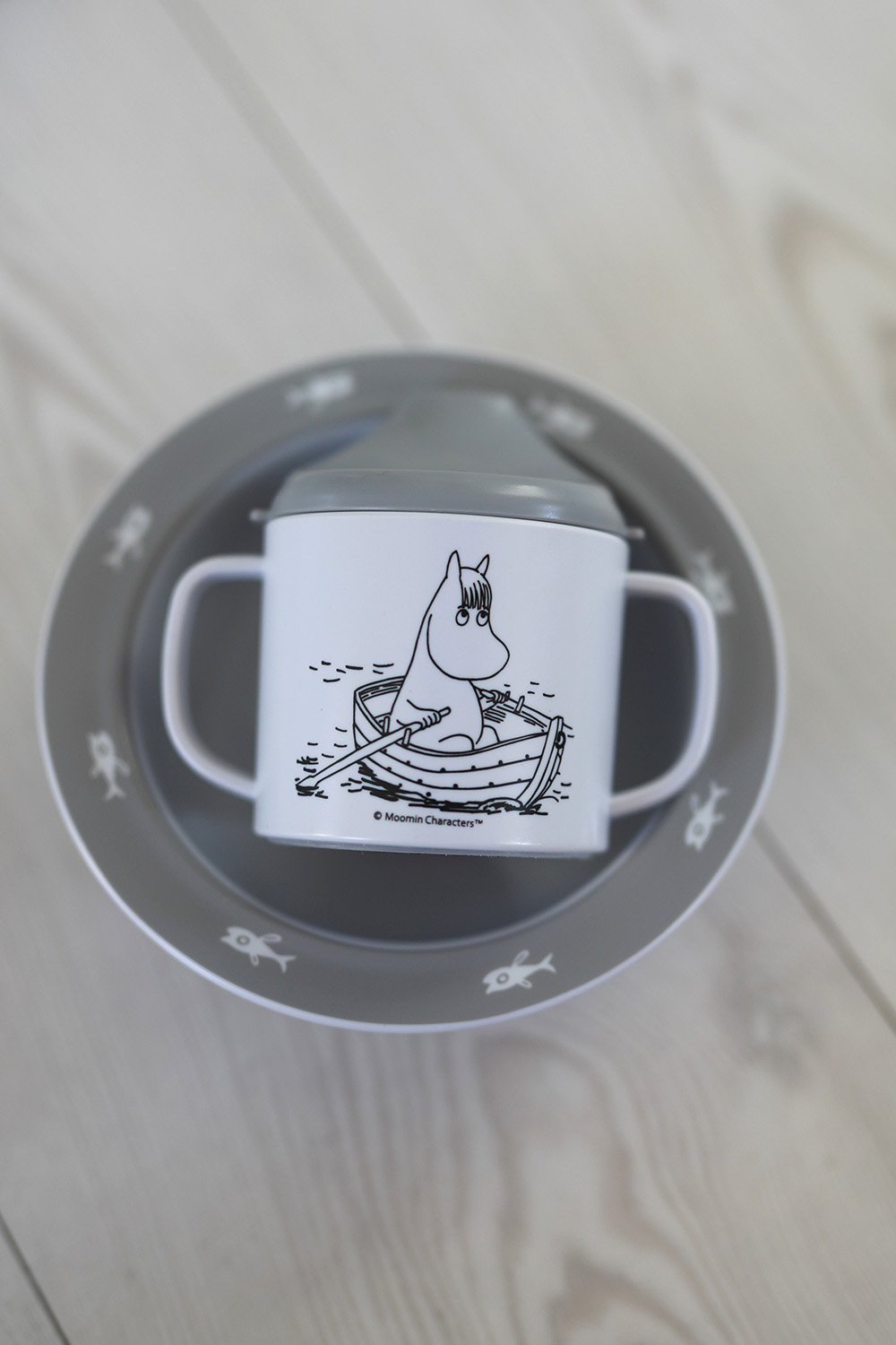 Rätt Start Moomin Water & Bath, Tutkrus, grå