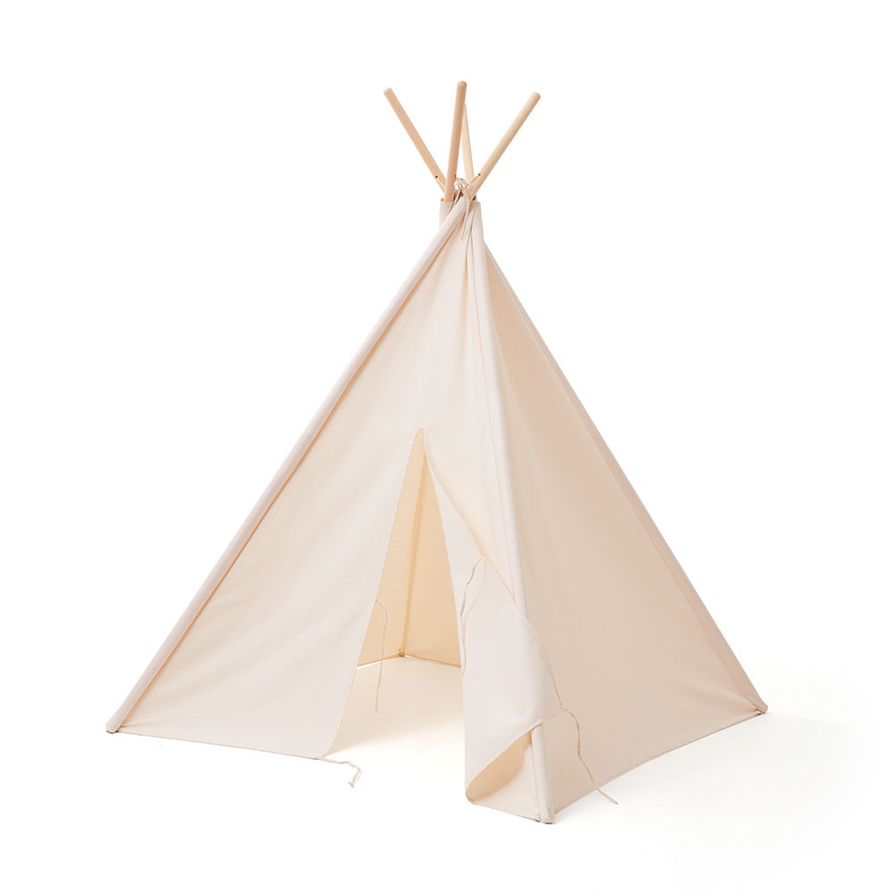Kids Concept Tipi-telt naturhvit 