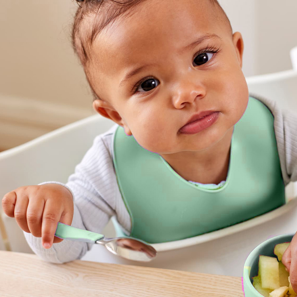 Everyday Baby Silikonskje 2-pakning Mint Green