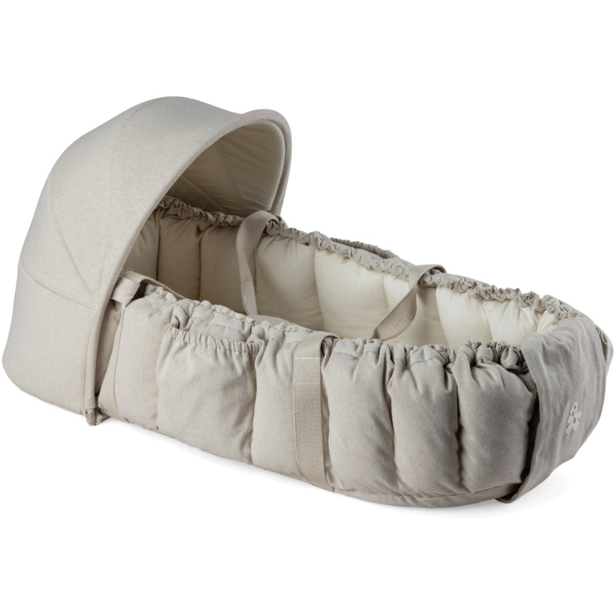 Sebra Babynest 3-i-1 med kalesje morning beige melange