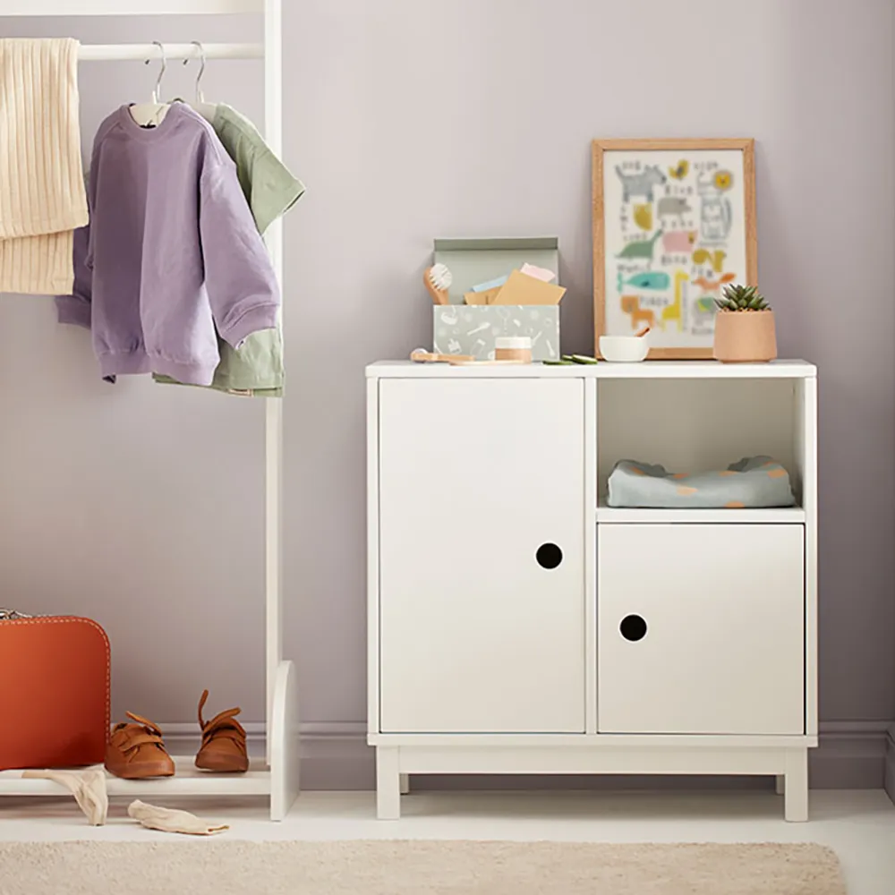 Kids Concept Cabinet hvit STAR
