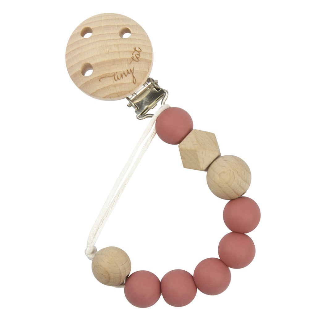 Tiny Tot smokkholder Nordic Love Chestnut
