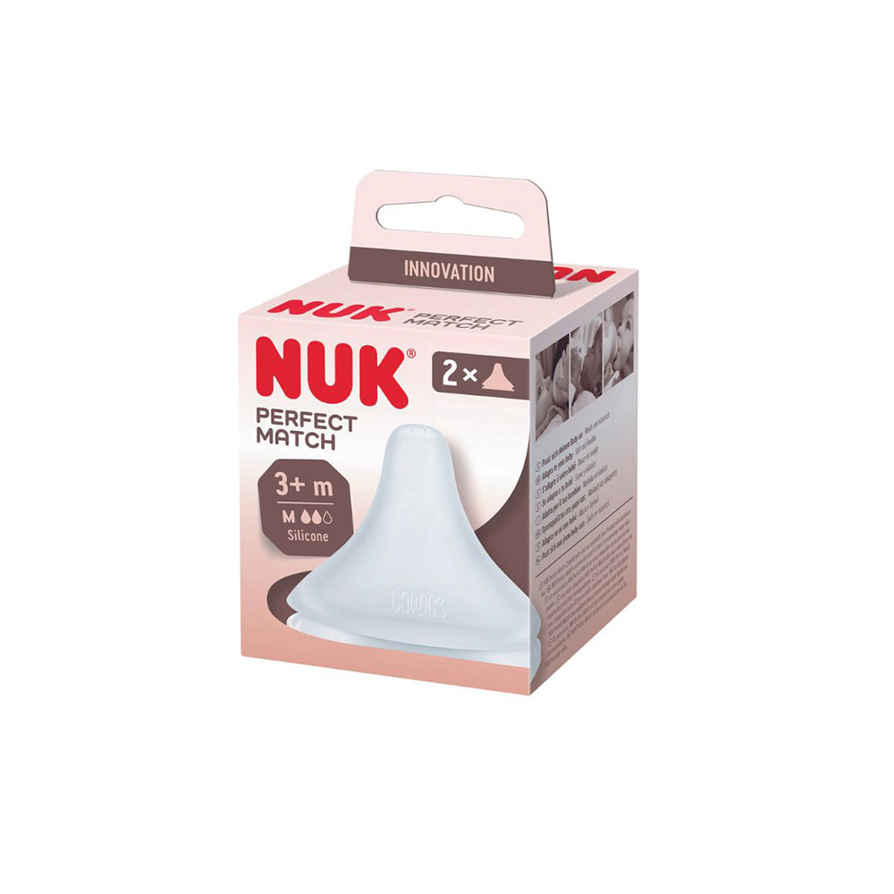NUK First Choice Flaskesmokk M 3 mnd.+