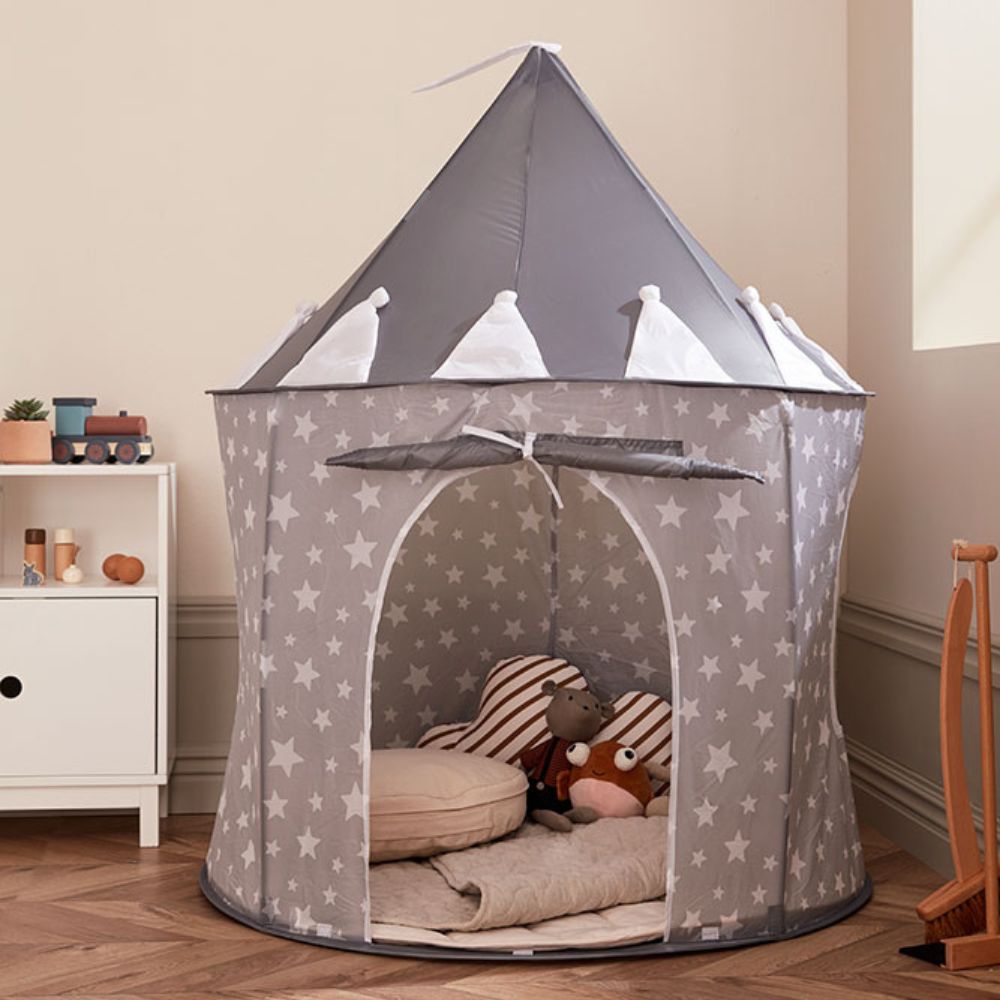 Kids Concept leketelt grå STAR