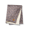 Elodie Pearl Velvet Teppe - Blue Garden