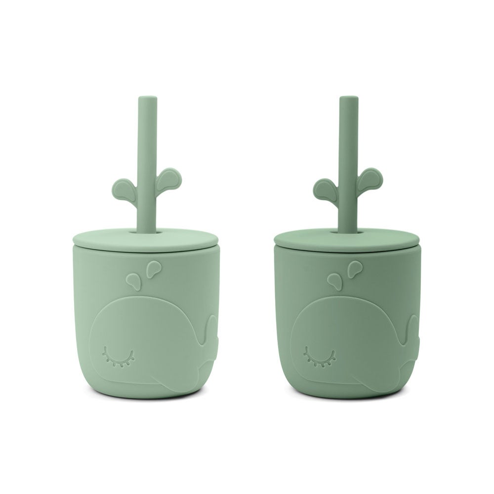 Done by Deer Peekaboo halmkrus 2-pack Wally Green