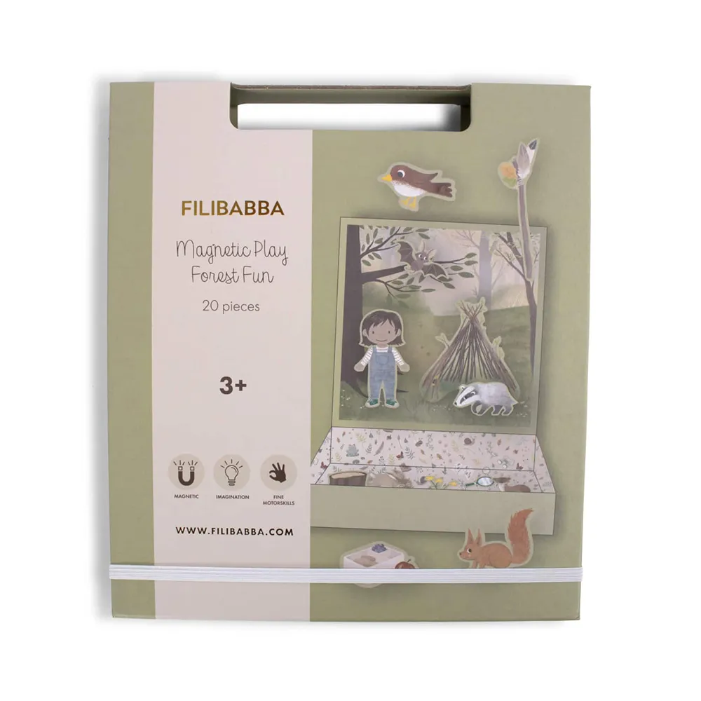 Filibabba Magnetic Game - moro i skogen
