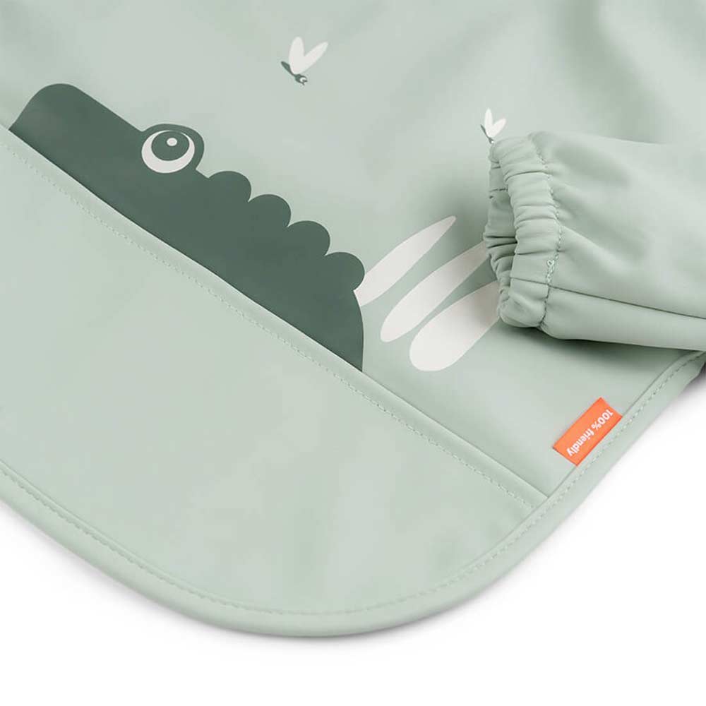 Done by Deer smekke med lomme Croco Green