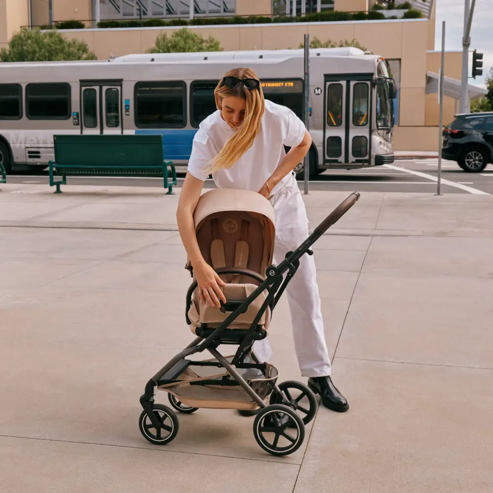  Cybex EEZY S TWIST Barnevogn + 2 TPE Mandelbeige