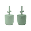 Done by Deer Peekaboo halmkrus 2-pack Wally Green