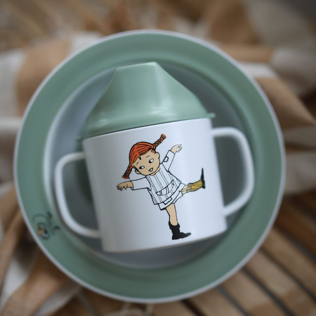 Rätt Start Pippi Cirkus drikkekopp grønn
