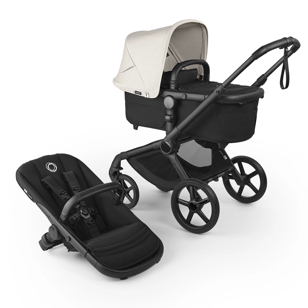 Bugaboo Fox 5  barnevogn Renew Black/Misty White
