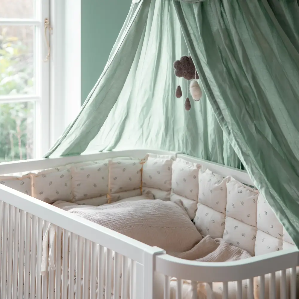 Sebra sengerand Baby støtfanger kapok Sophora Leaves