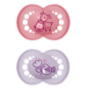  MAM Original 16-36 måneder Nat Rub Pink 2p