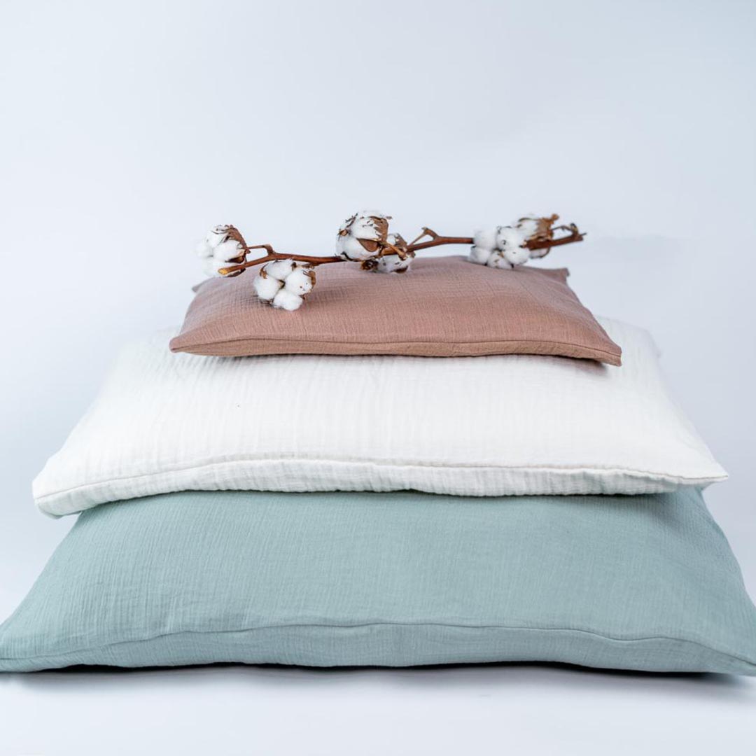 Ng Baby dynetrekk Vagn/Vagga Muslin Ivory