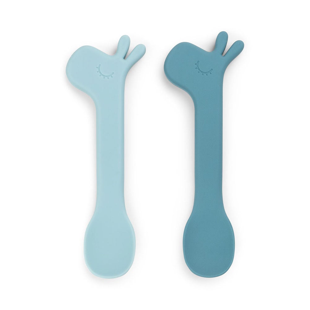 Done by Deer silikonskje 2-pack Lalee Blue
