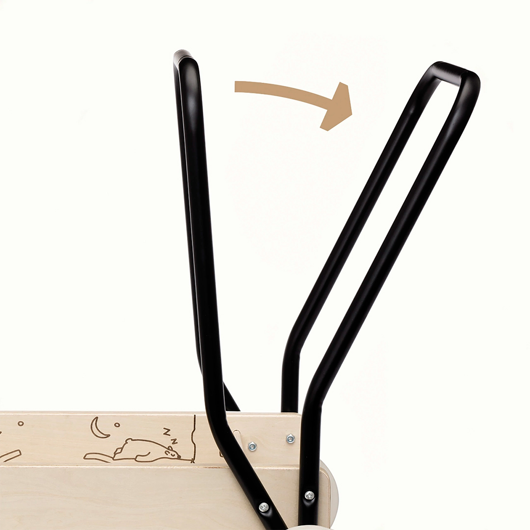 Micki Learning to walk-barnestol Premium Wood