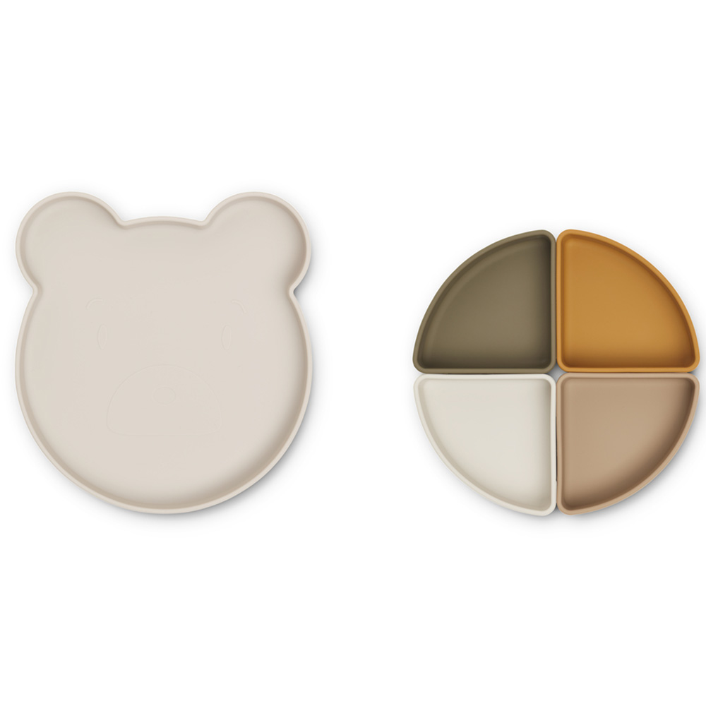 Liewood Arne skilleplate Mr bear sandy multi mix
