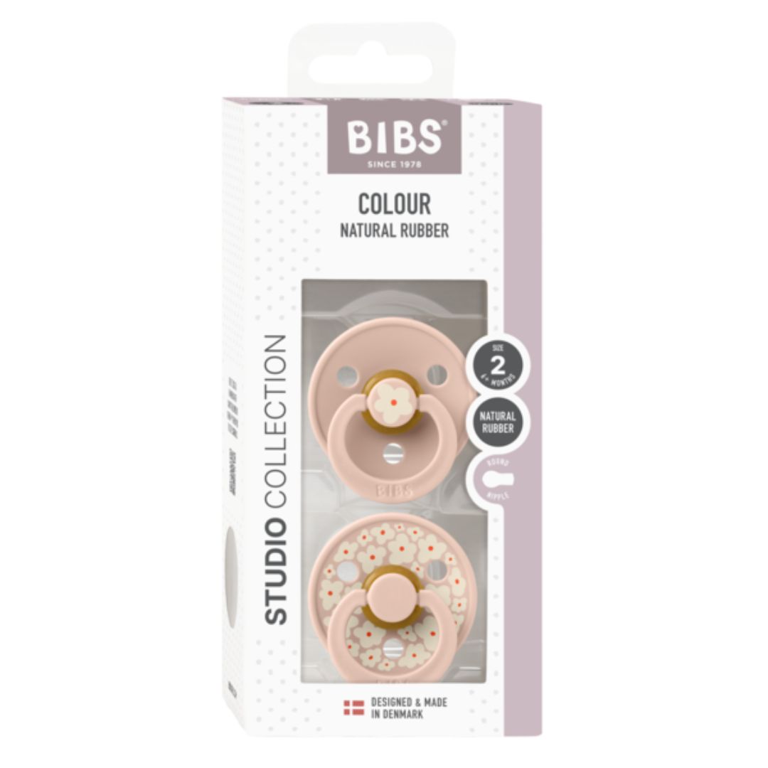 Smekker Napp 2-pakning 0-6 m Blush/Vanilla Night