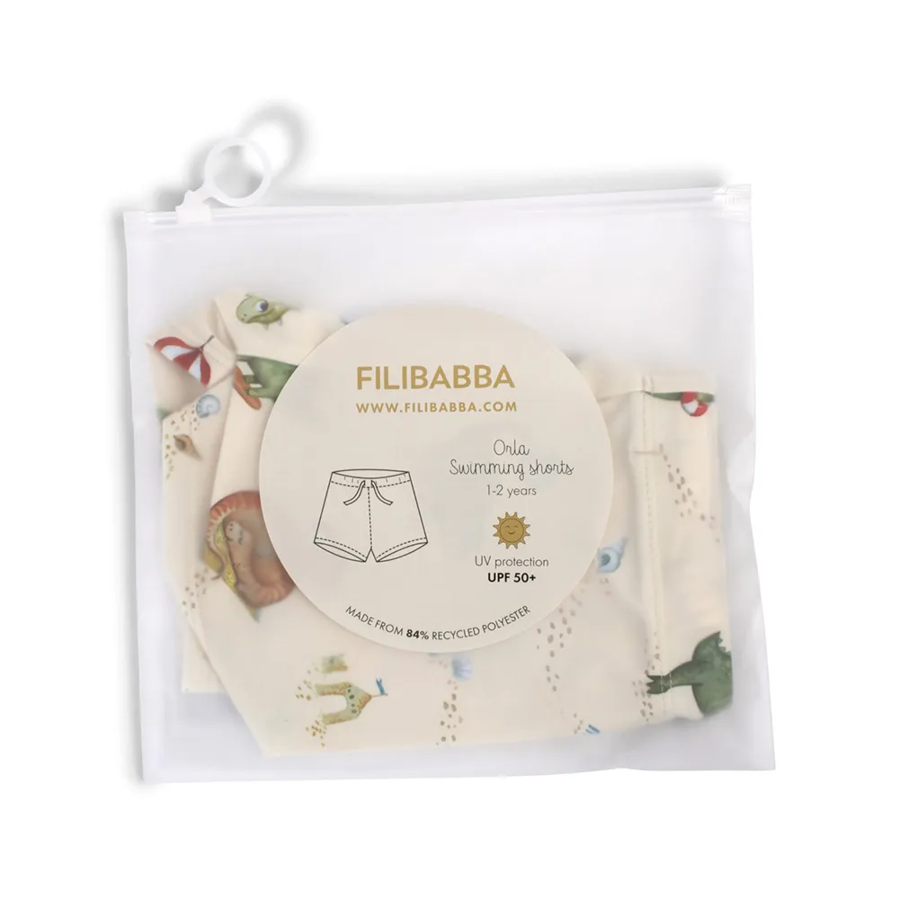 Filibabba Orla Badeshorts 1-2 år - Dino Beach