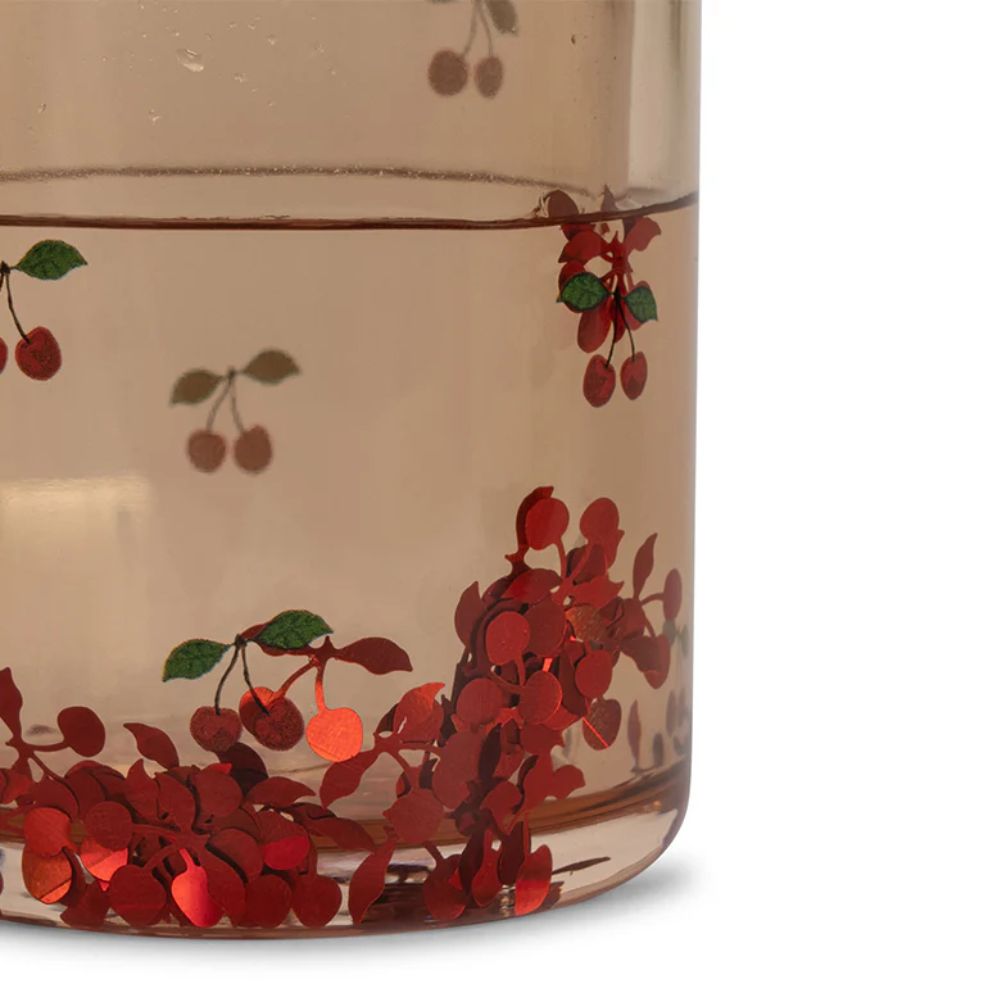 Konges Sløjd 2 Pack Glitter Cups Cherry- One Size