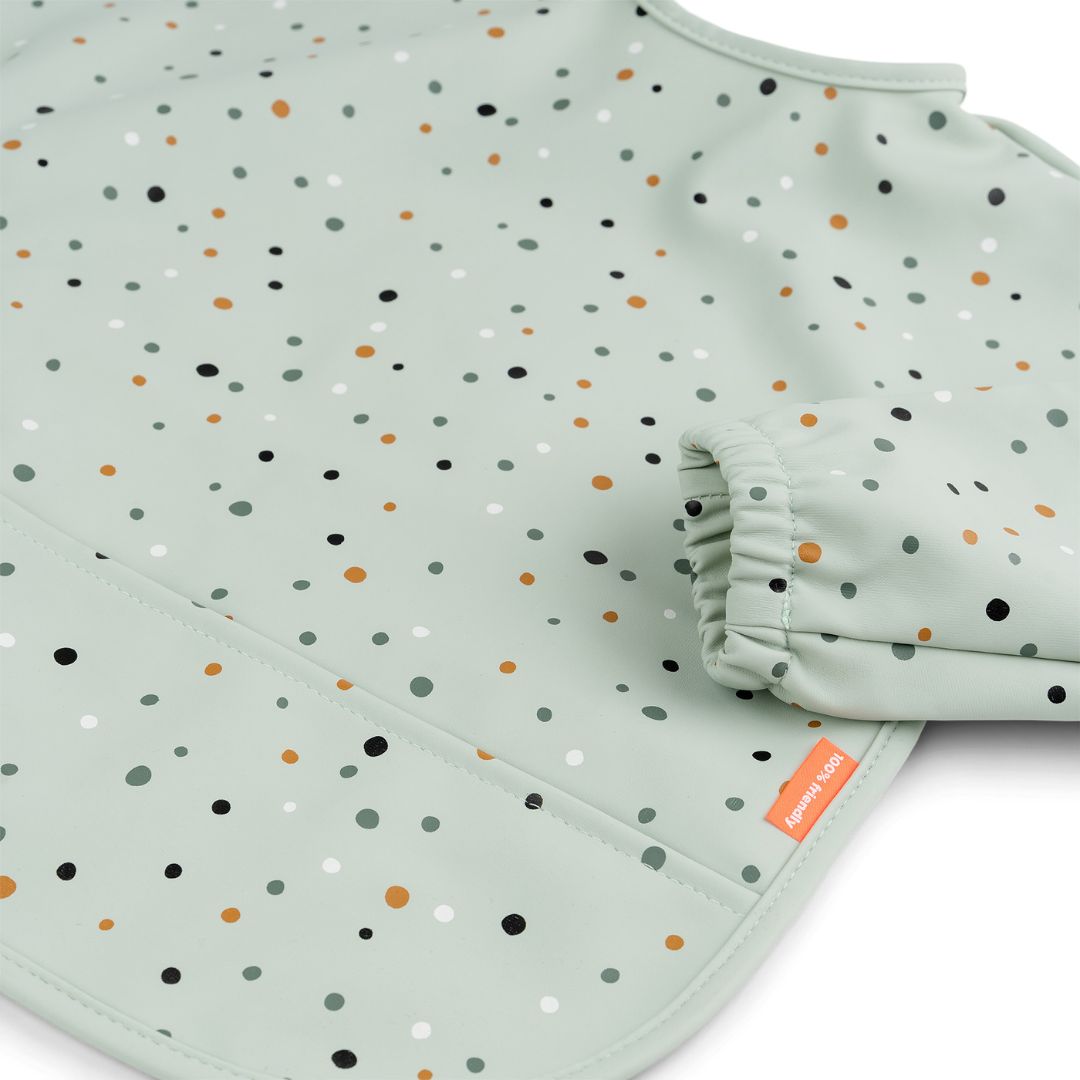 Done by Deer Smekke med lomme og ermer Happy dots Green