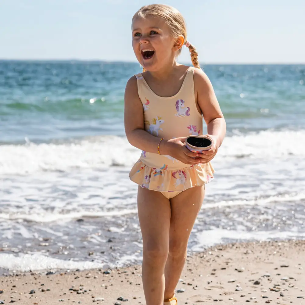 Filibabba Eva – badedrakt 3-4 år – enhjørningsbukser
