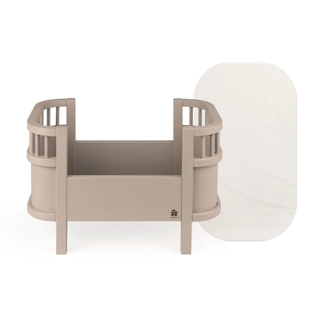 Sebra dukkeseng + madrass Jetty Beige
